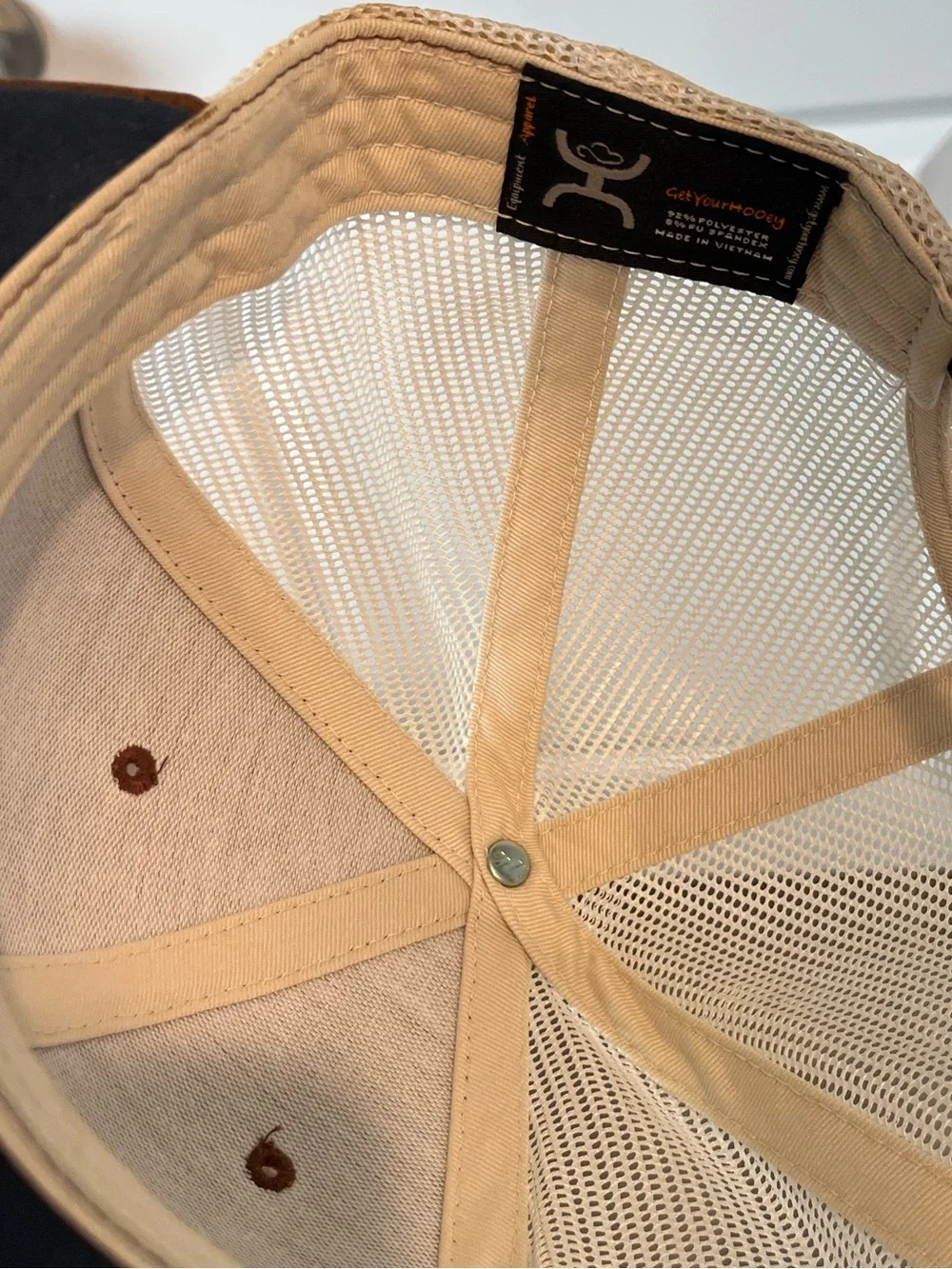 Hooey Mercantile Co. Texas 1872 Snapback Trucker Hat Multi One Size Mesh Western